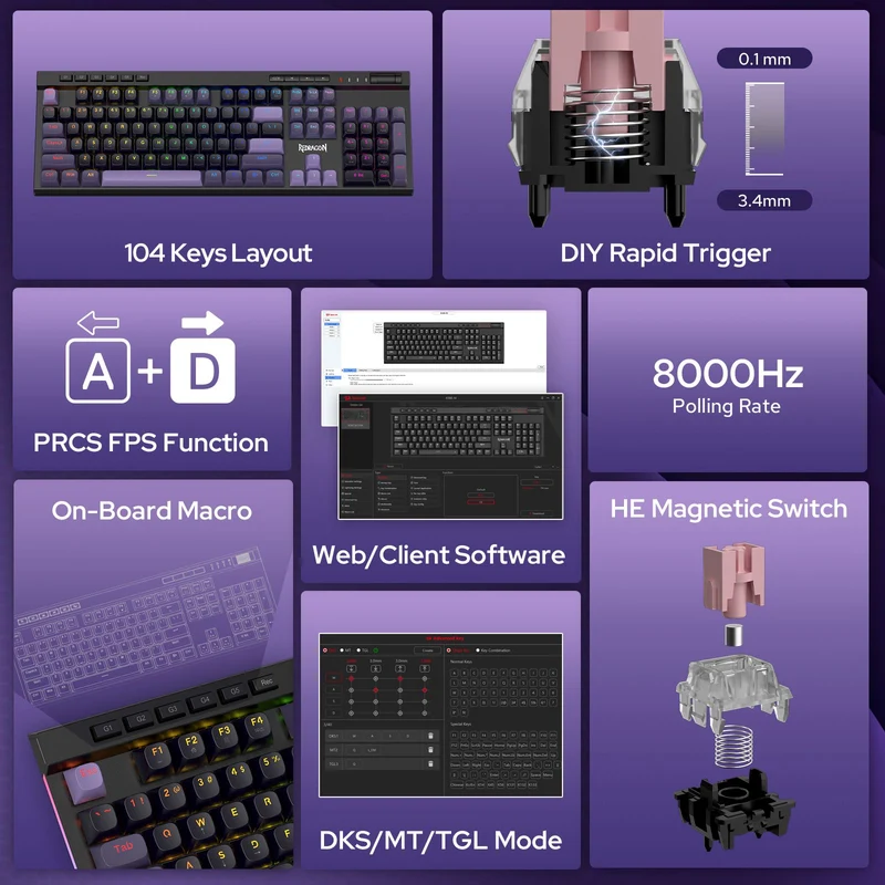 VATA K580 HE (Magnetic Hall Effect Keyboard)