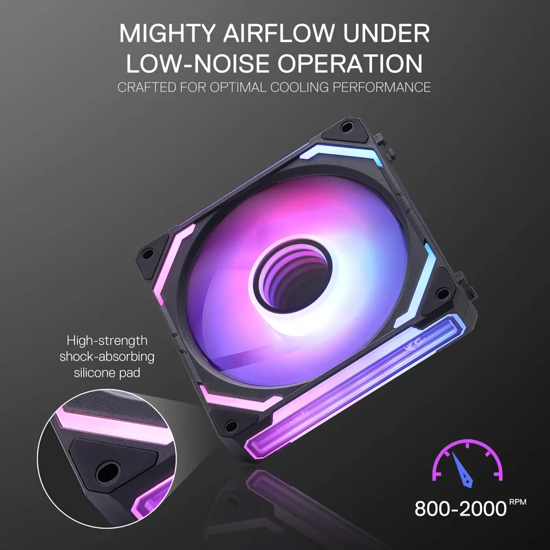 GCF012 Standard 120mm ARGB PC Case Fan