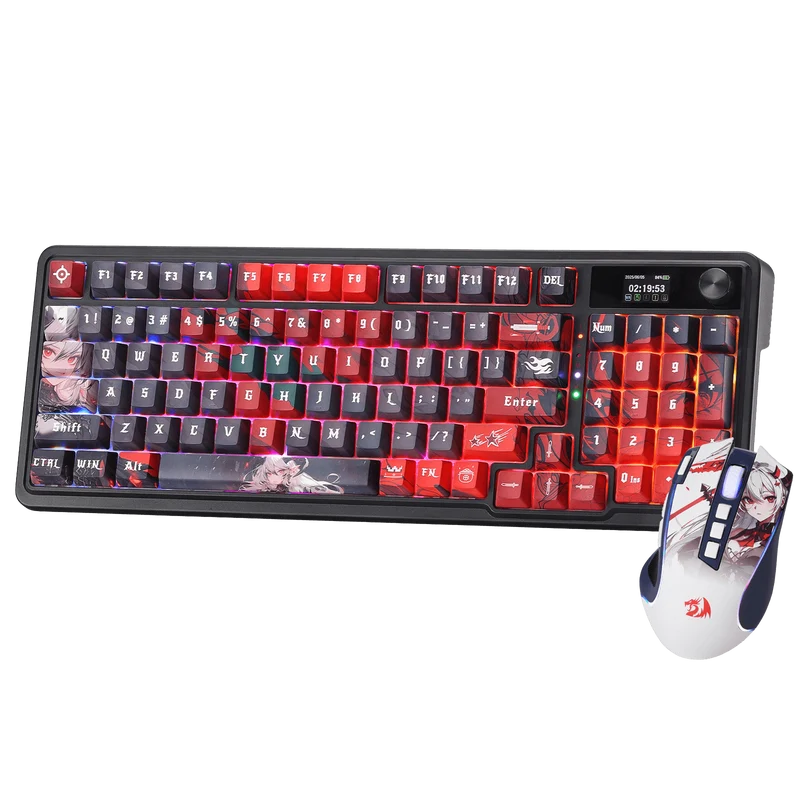 ARTEMIS K719 PRO Keyboard & PREDATOR M612 PRO Mouse Anime Combo