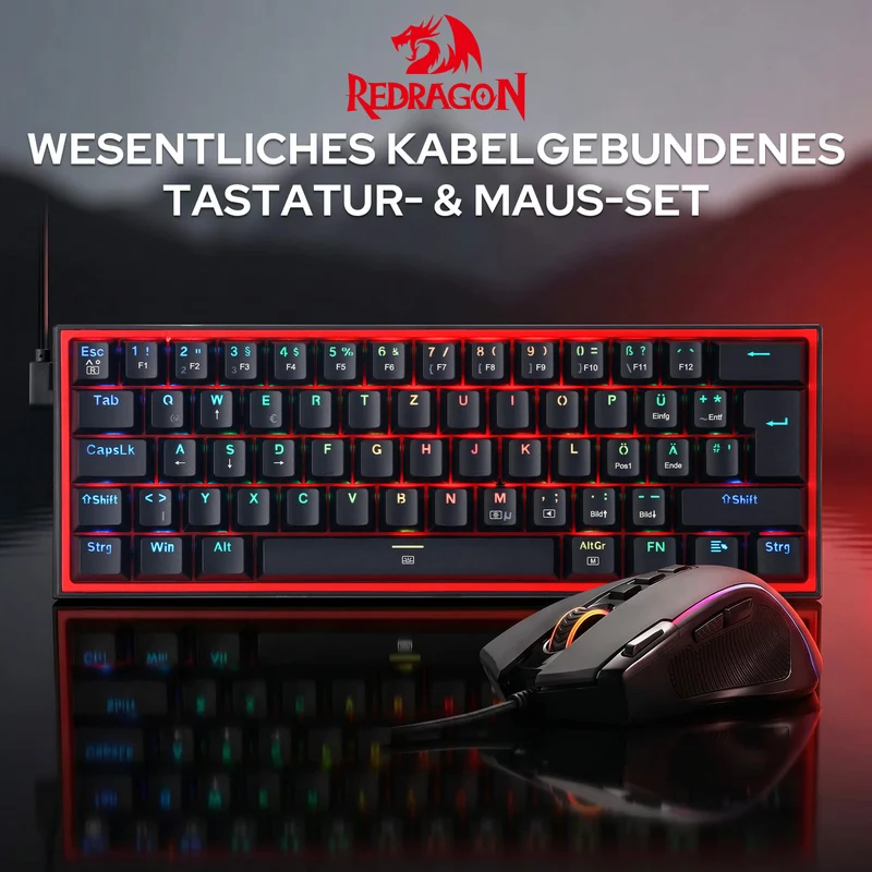 CB201 Gaming Keyboard & Mouse Wired Combo