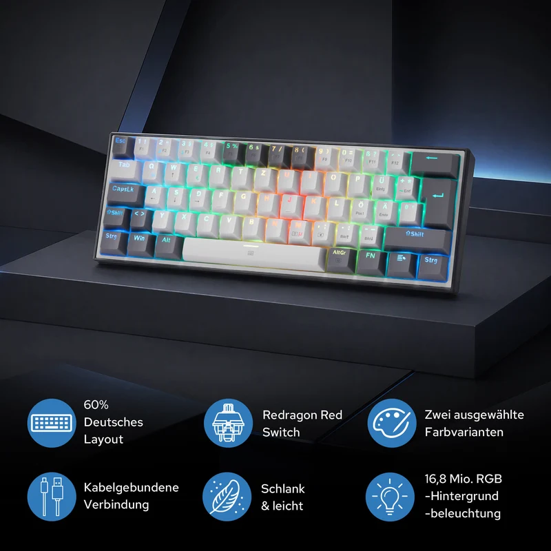 CB201 Gaming Keyboard & Mouse Wired Combo