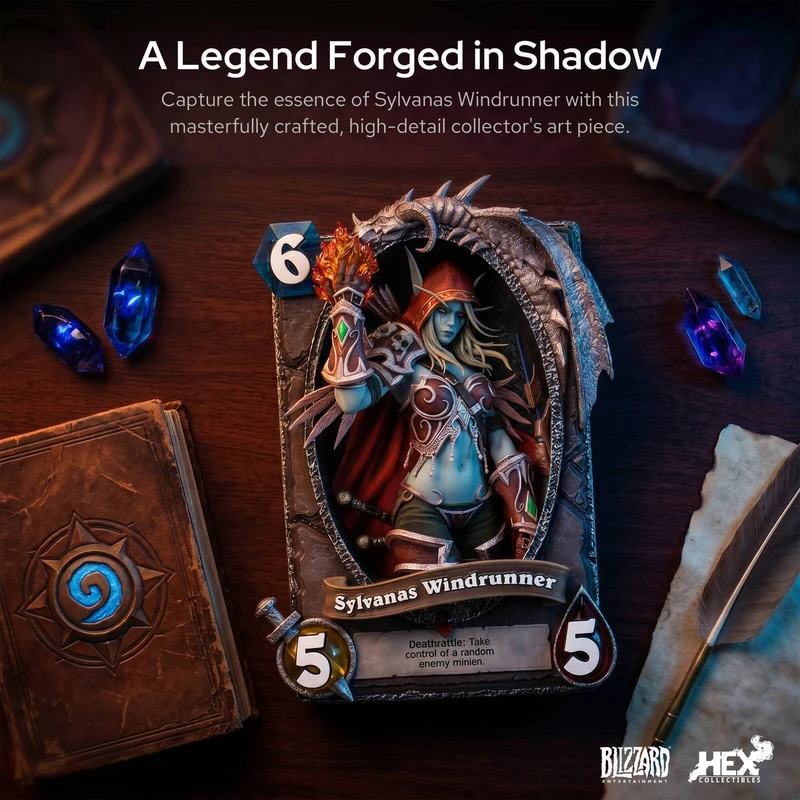 Hearthstone Sylvanas Card Display Frame