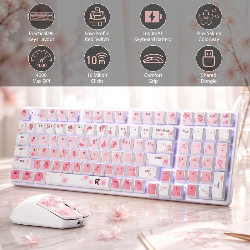 BS7552 Wireless Keyboard and Mouse Combo