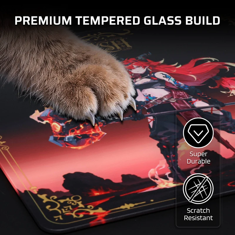 Drake Oath Glass Mouse Pad