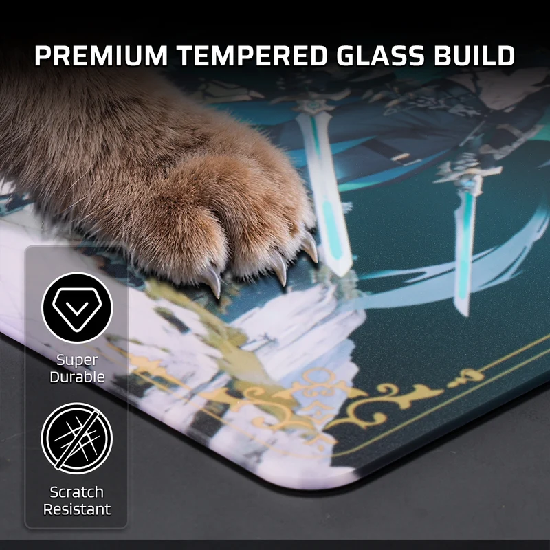 Drake Oath Glass Mouse Pad