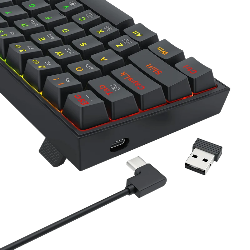 K628 75% Mechanical Gaming Keyboard M693 Gaming Mouse Tri-Modes Combo