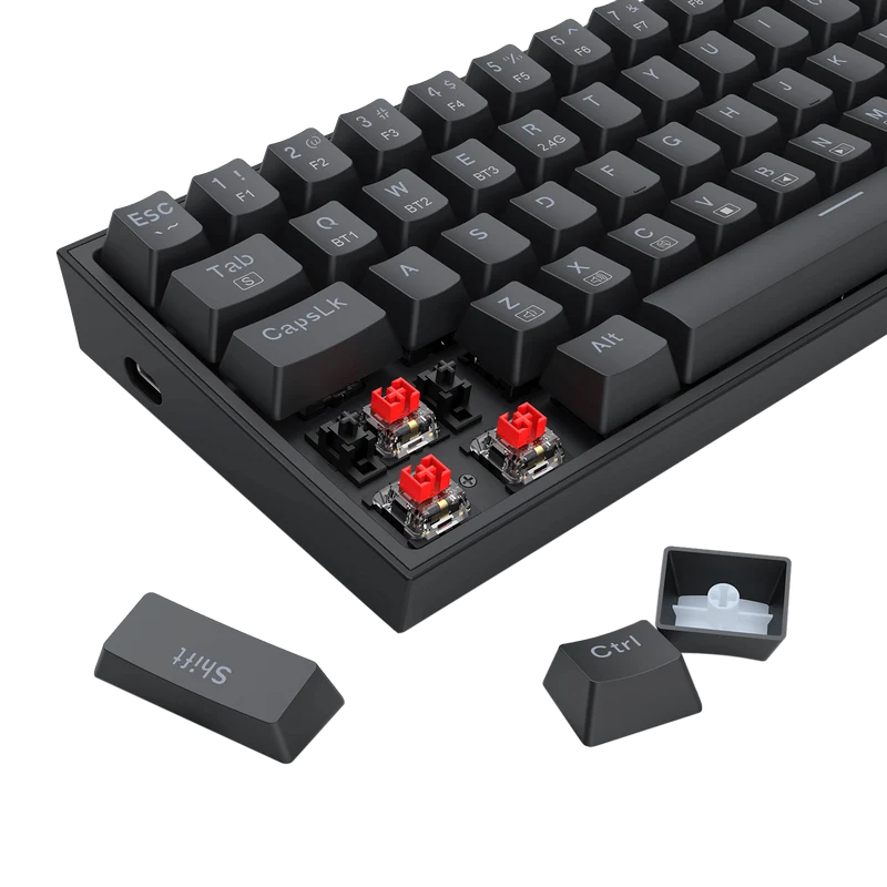 K628 75% Mechanical Gaming Keyboard M693 Gaming Mouse Tri-Modes Combo