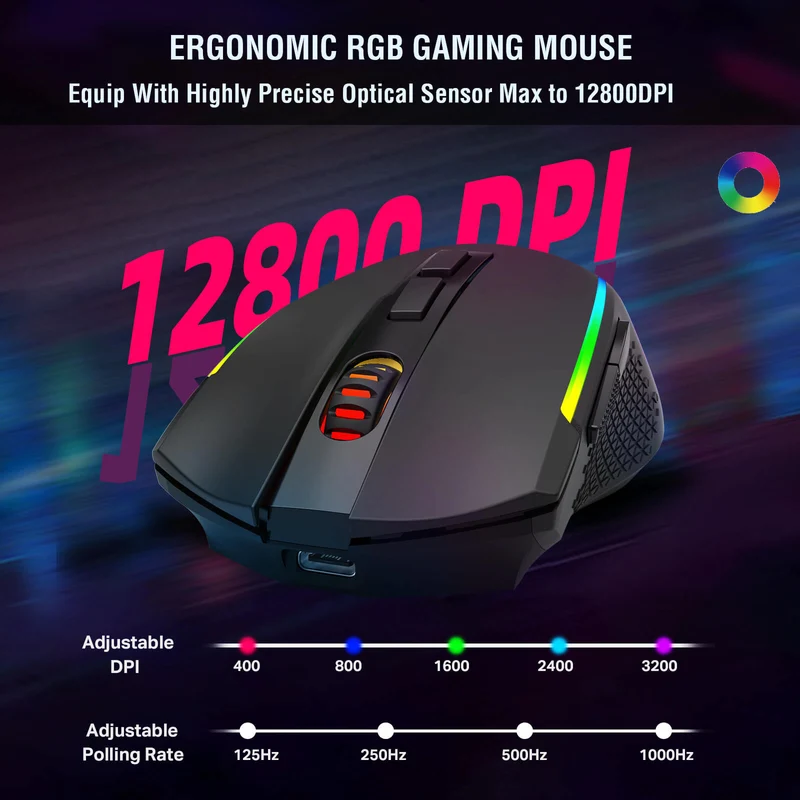S162 3-Mode Wireless Gaming Keyboard & Mouse Combo