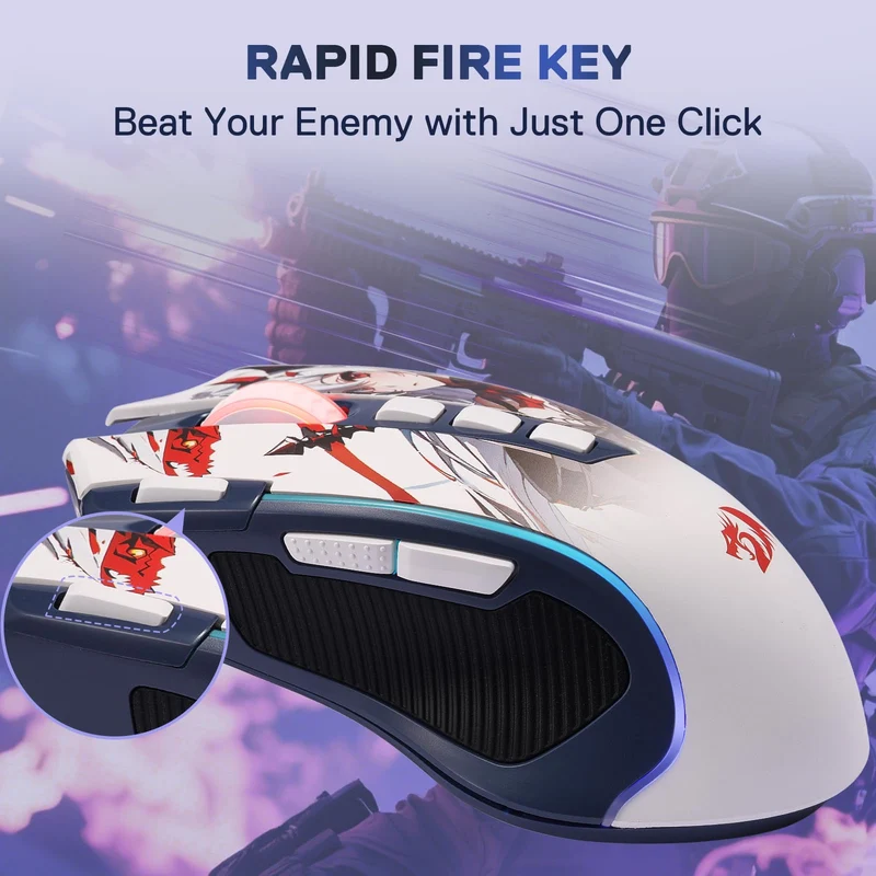 EISA K686 PRO SE Keyboard & M612 PRO Gaming Mouse Anime Combo
