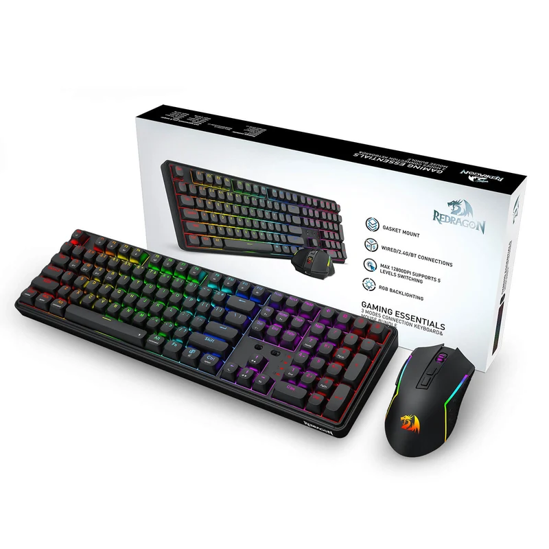 S163 3-Mode Wireless Gaming Keyboard & Mouse