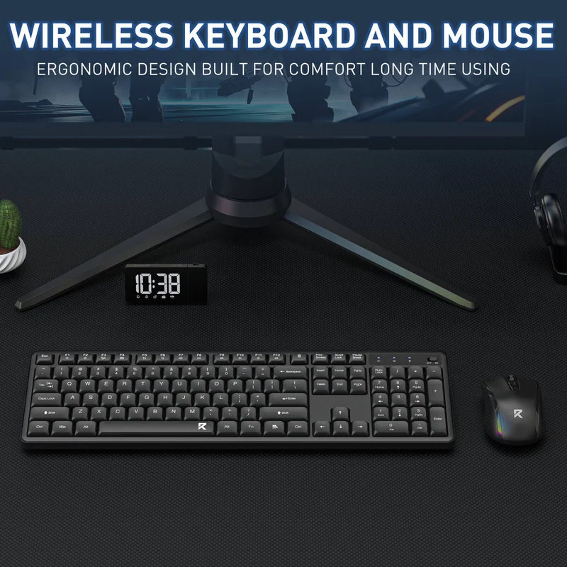 BS7634 Wireless Keyboard and Mouse Combo