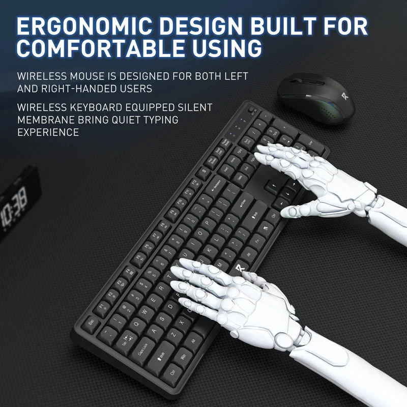BS7634 Wireless Keyboard and Mouse Combo