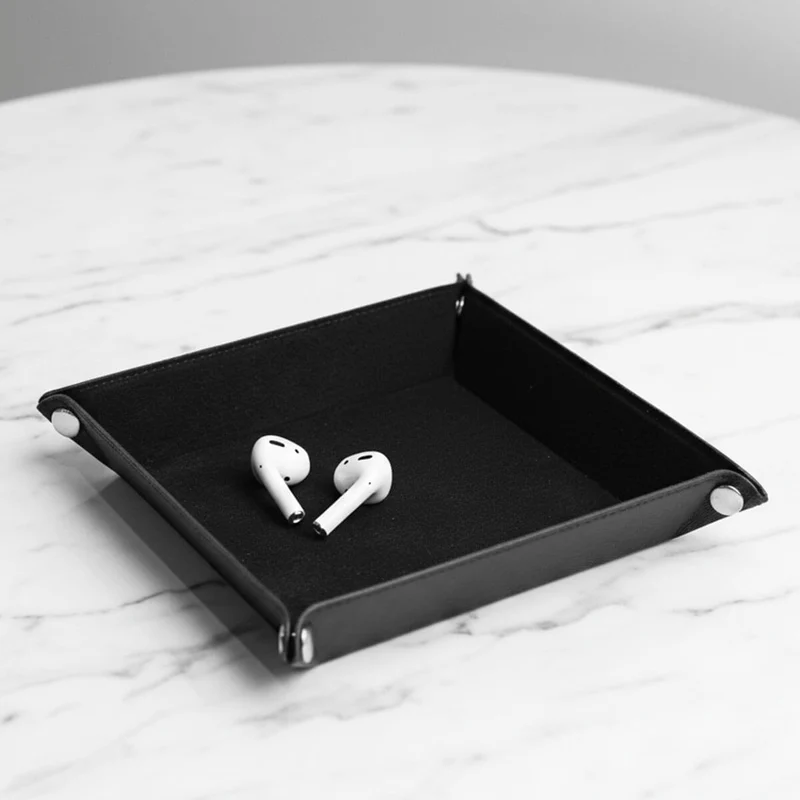 Aspire Saffiano Leather Valet Tray