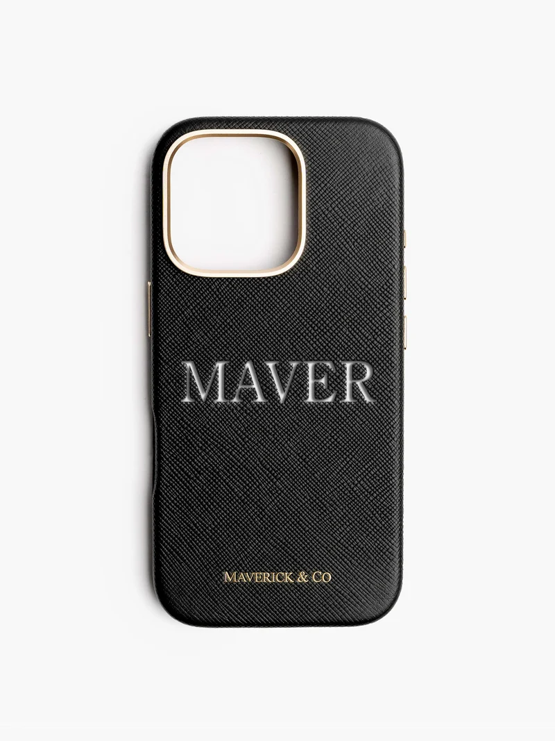 Saffiano Leather Phone Case