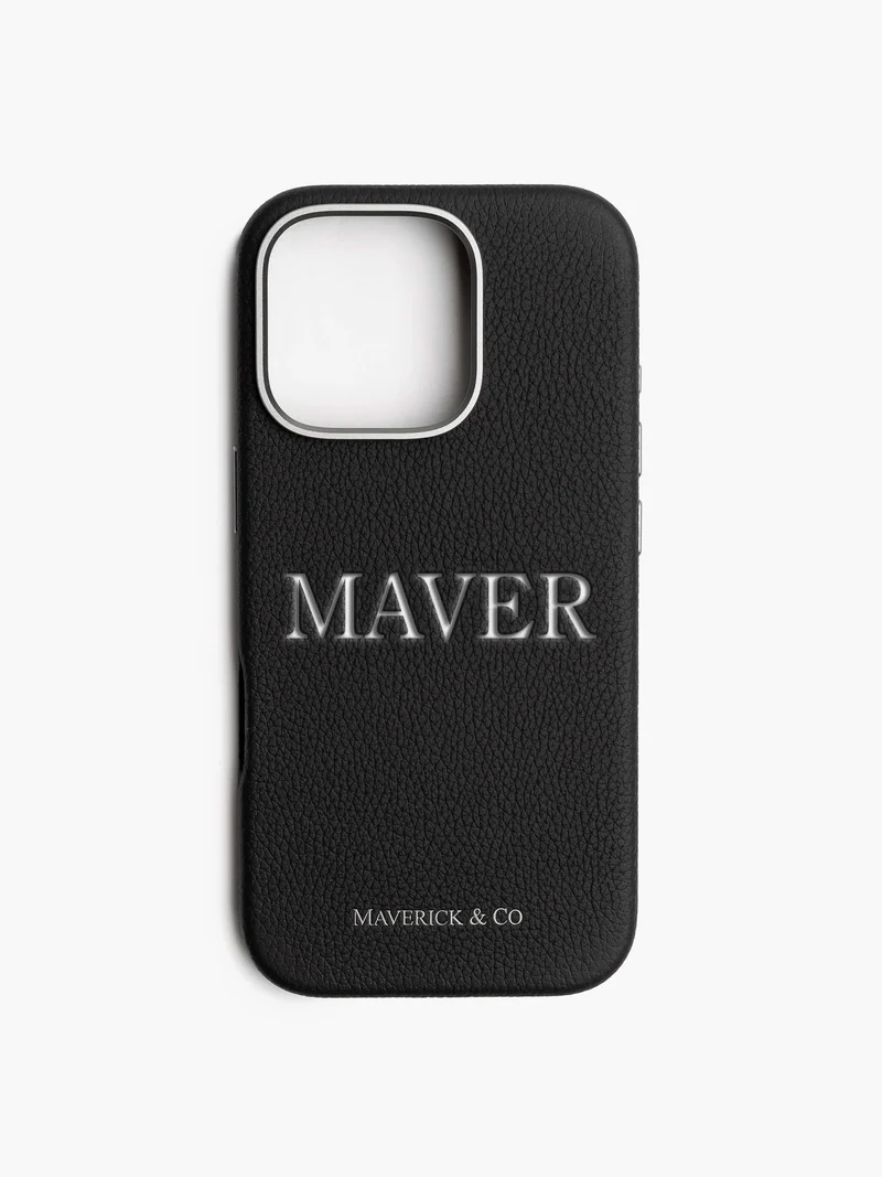Pebbled Leather Phone Case