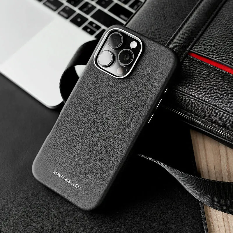 Pebbled Leather Phone Case