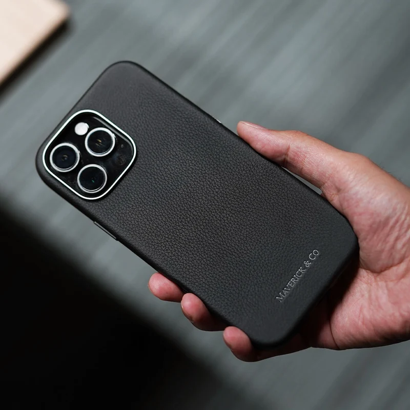 Pebbled Leather Phone Case