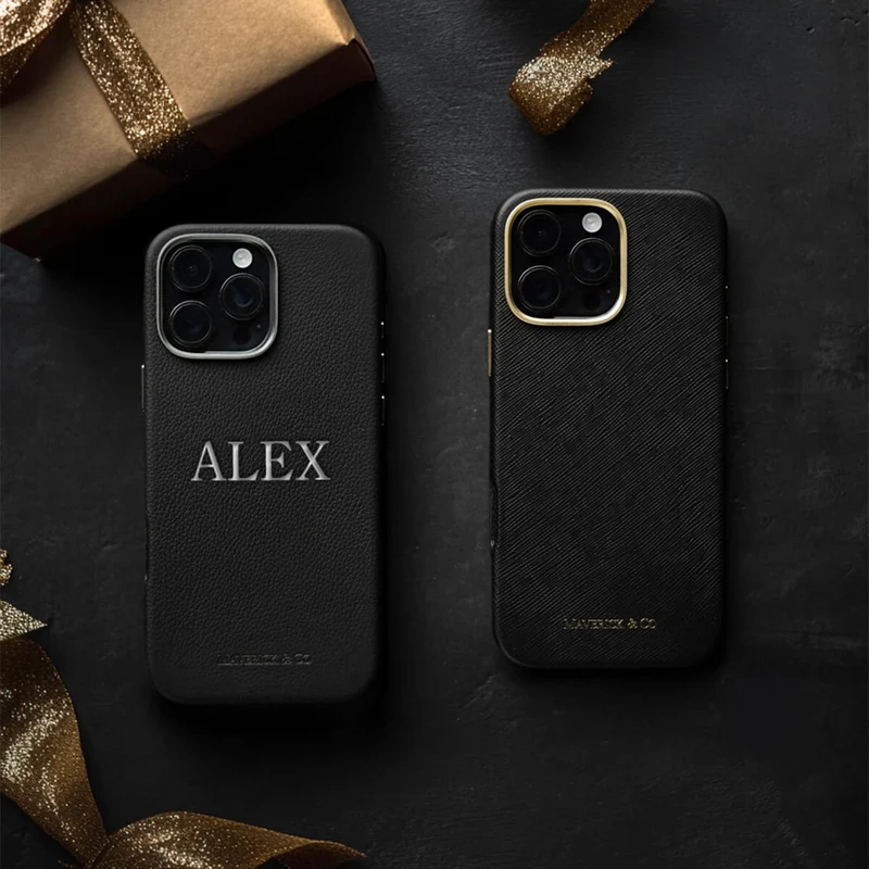 Pebbled Leather Phone Case