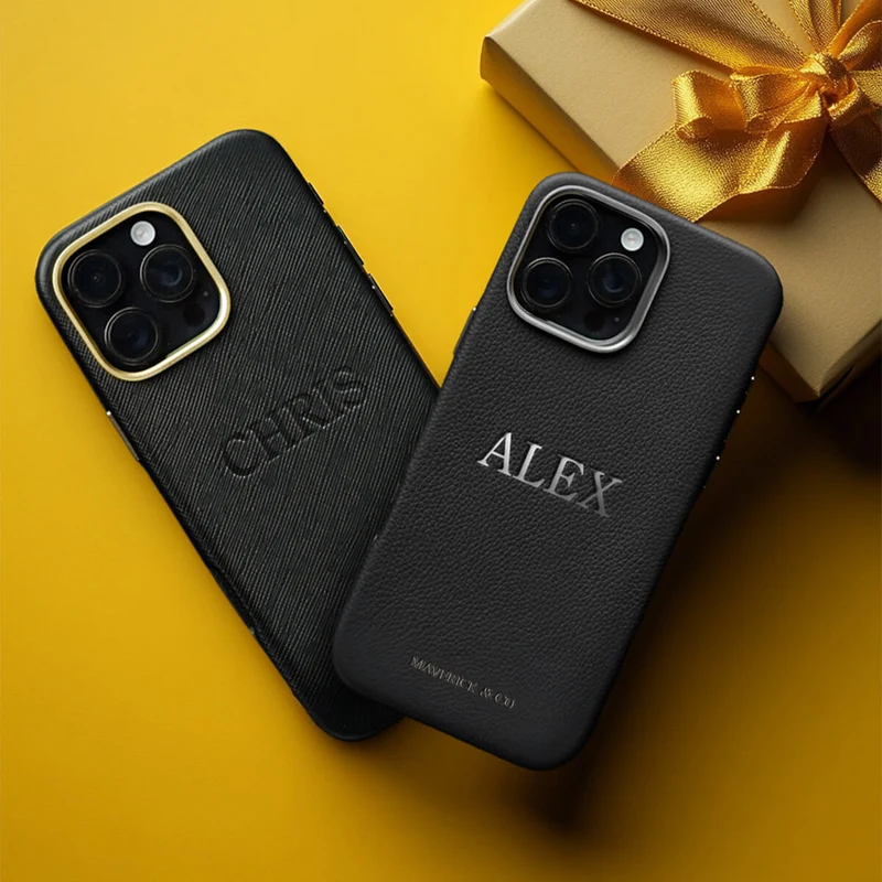 Pebbled Leather Phone Case