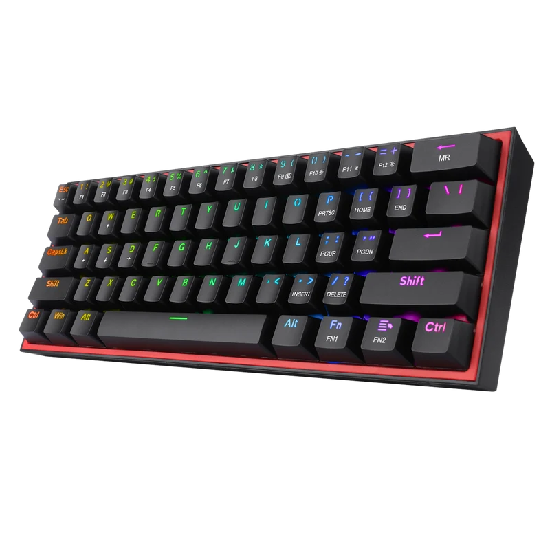 FIZZ K617 60% Wired Mechanical Keyboard (Red Inner)
