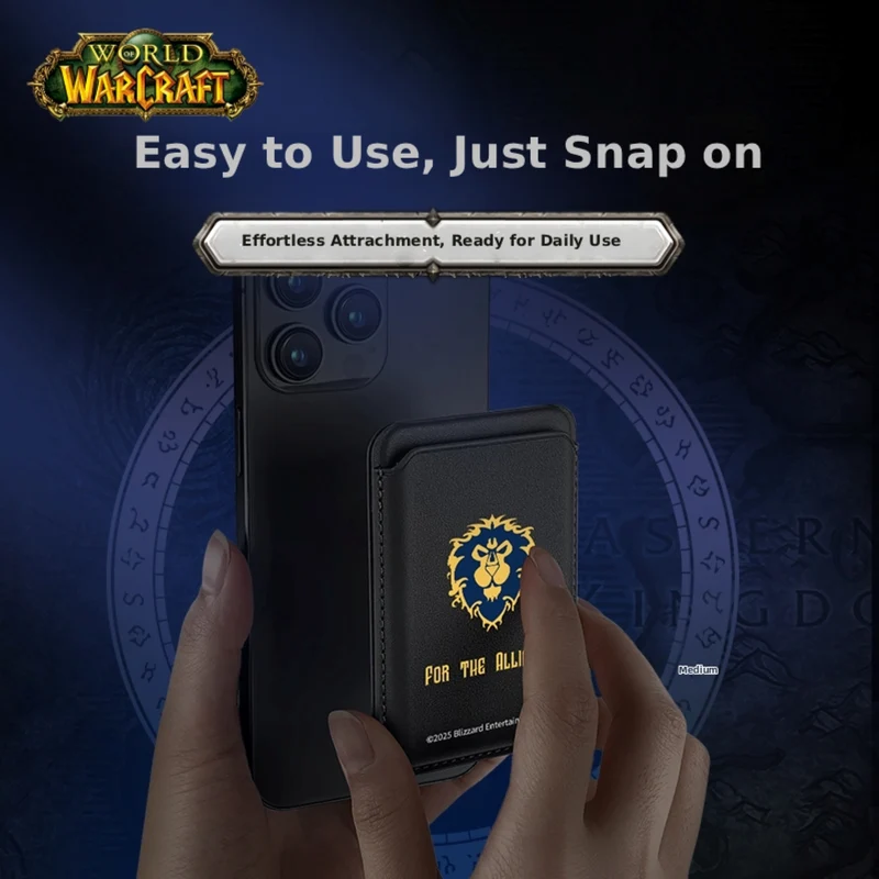 World of Warcraft Magnetic Wallet Doubles as Phone Stand