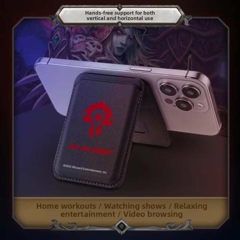 World of Warcraft Magnetic Wallet Doubles as Phone Stand