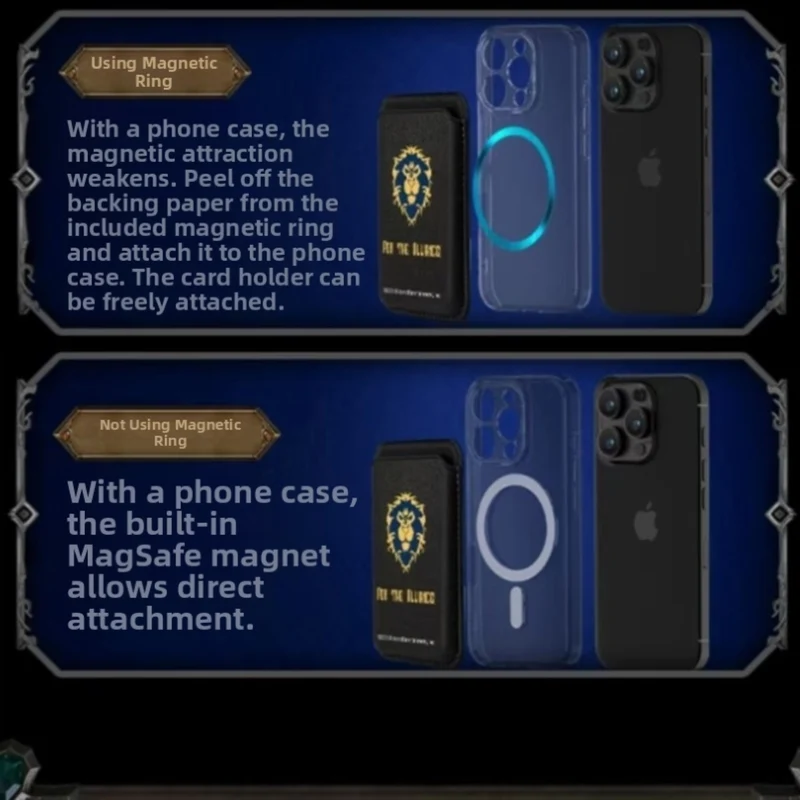 World of Warcraft Magnetic Wallet Doubles as Phone Stand