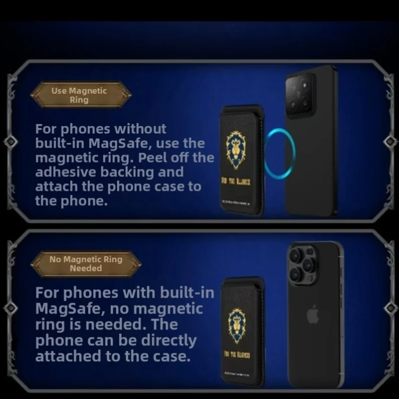 World of Warcraft Magnetic Wallet Doubles as Phone Stand