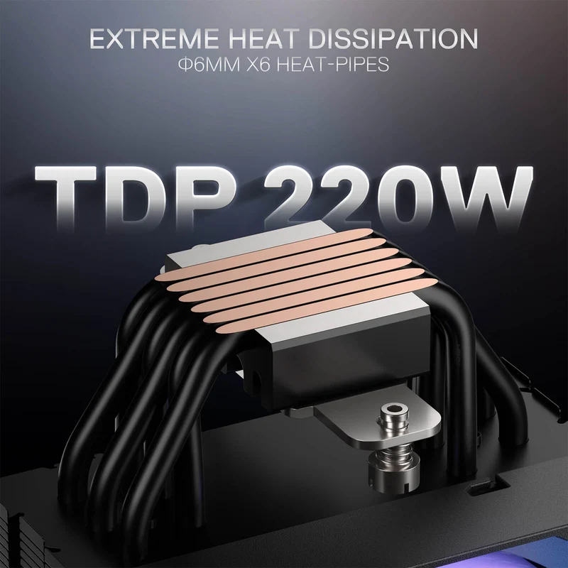 CC2312 ARGB Single Tower CPU Air Cooler