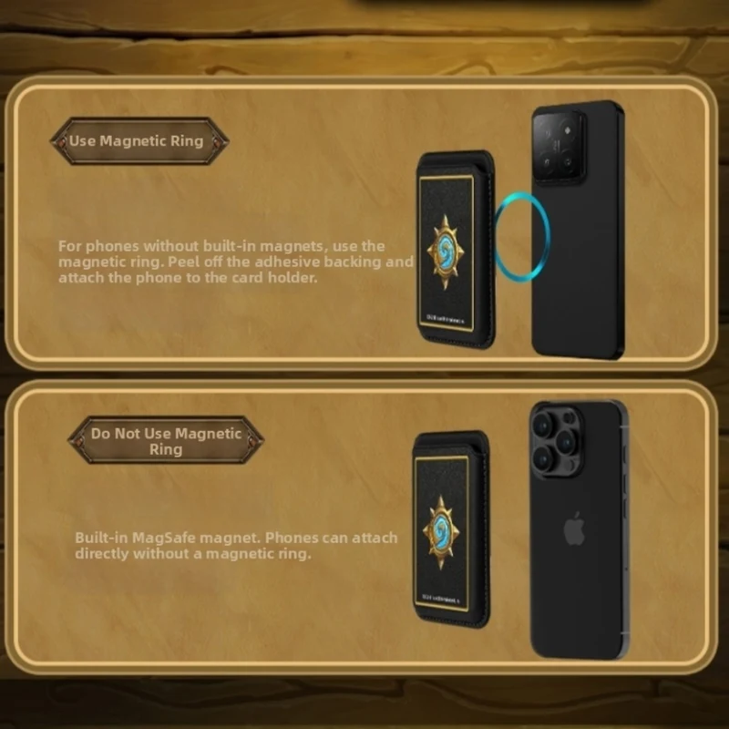 Hearthstone Magnetic Wallet Doubles as Phone Stand