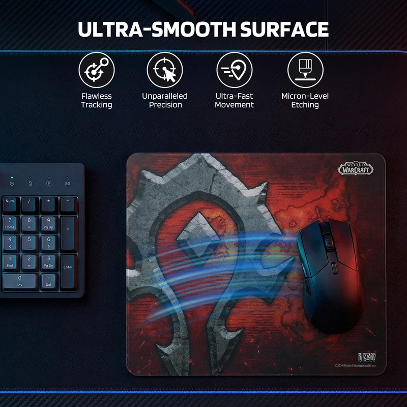 World of Warcraft Game Glass Mouse Pad