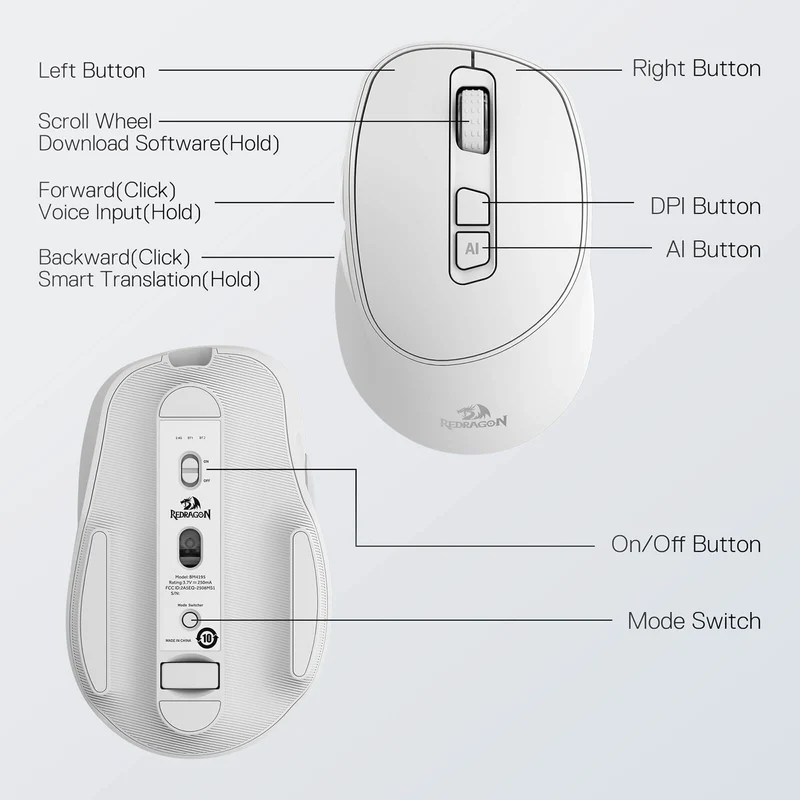 BM4195 AI Smart Wireless Mouse