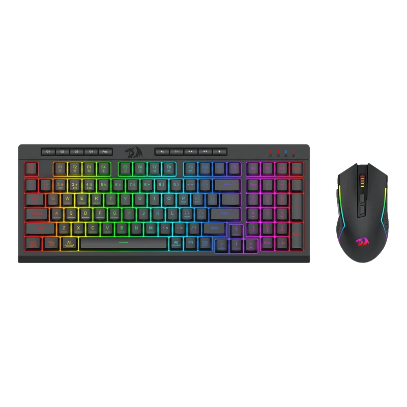 (Open-box) RYLO PRO S142 Membrane Keyboard & Mouse Tri-Mode Combo