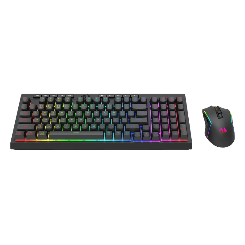 (Open-box) RYLO PRO S142 Membrane Keyboard & Mouse Tri-Mode Combo