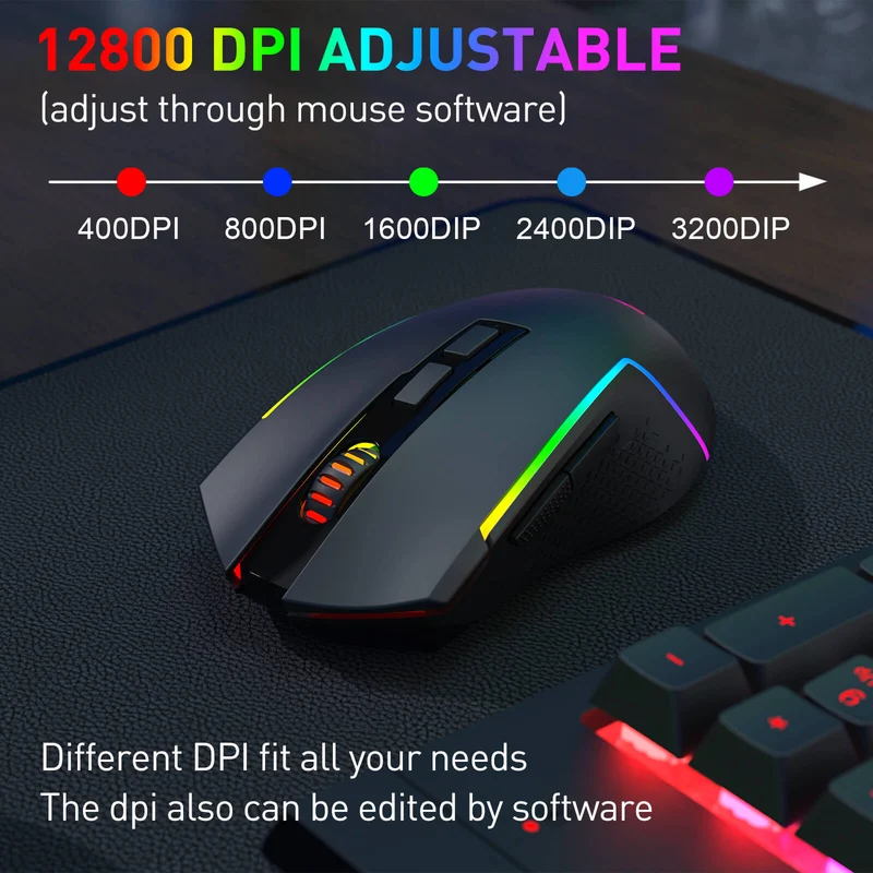 S151 PRO Membrane Gaming Keyboard & Mouse Wireless Combo