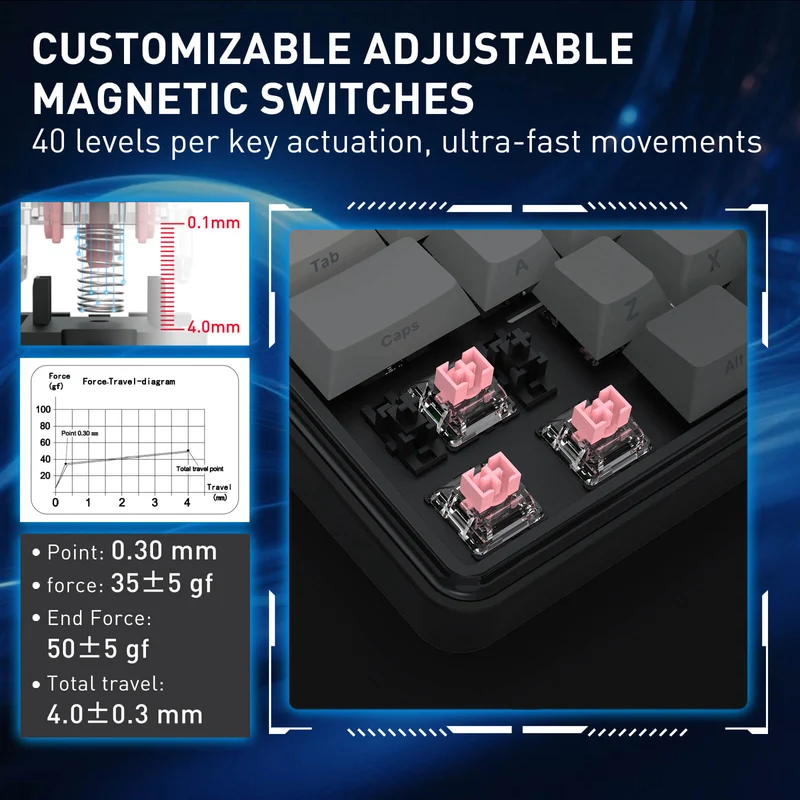 STAR BLADE K707 HE Rapid Trigger Gaming Keyboard