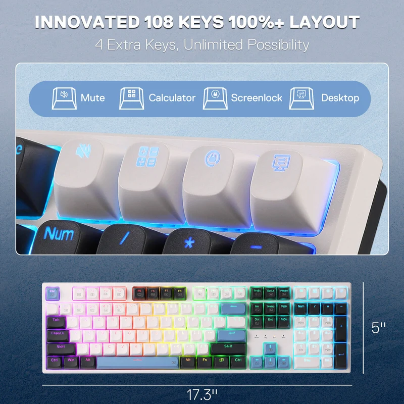 TRUNDLE K668 (Round Keycaps)