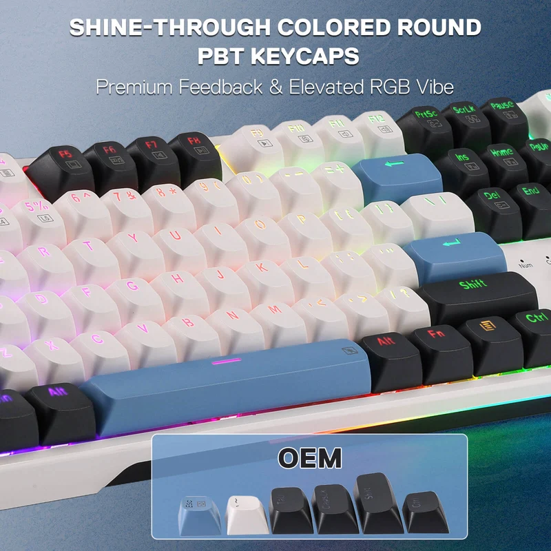 TRUNDLE K668 (Round Keycaps)