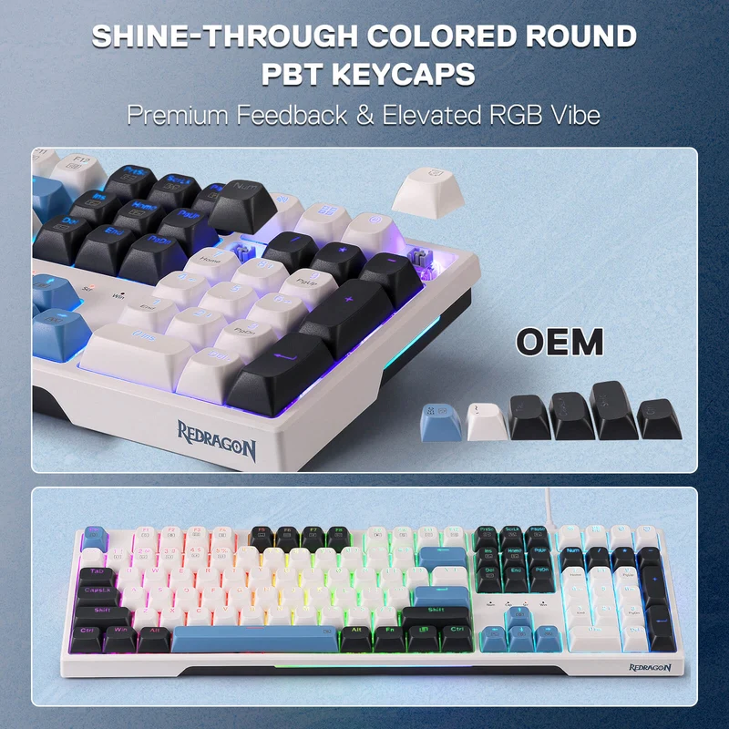 TRUNDLE K668 (Round Keycaps)