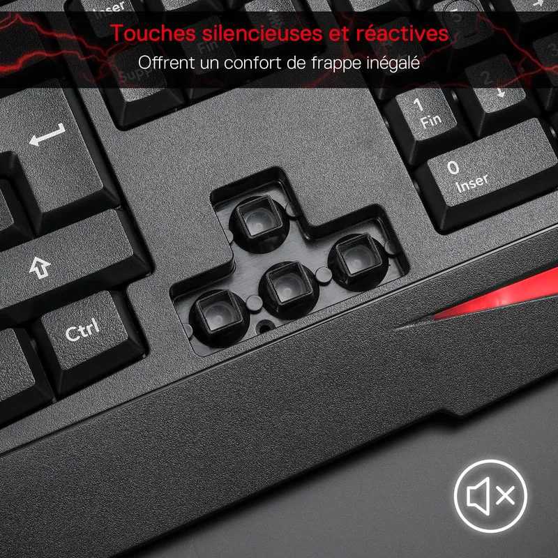 HIPPOGRYPH K301 Clavier De Jeu À Membrane Filiaire