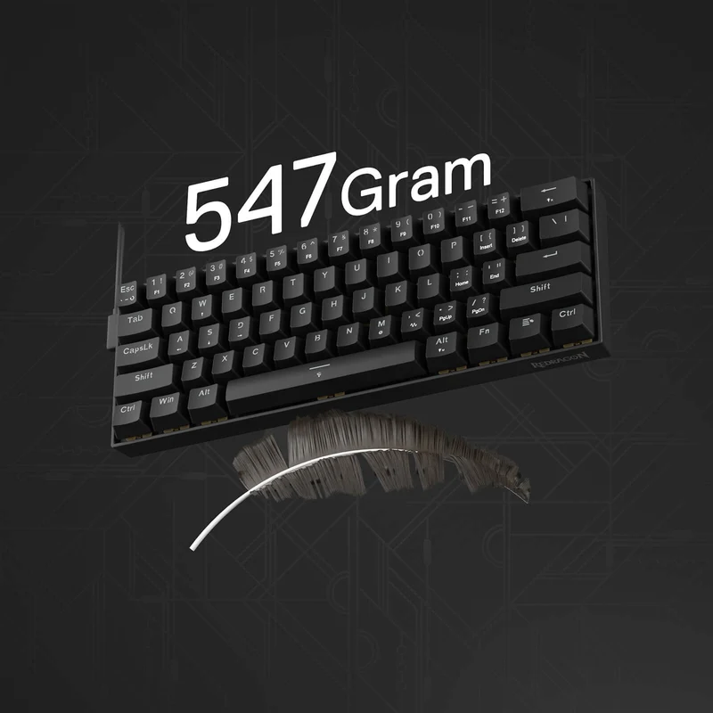 FIZZ K617 Black (Magnetic Hall Effect Keyboard)