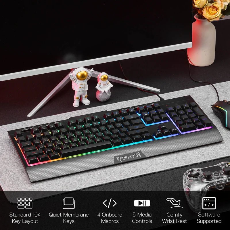 S151 Membrane Gaming Keyboard & Mouse Wired Combo