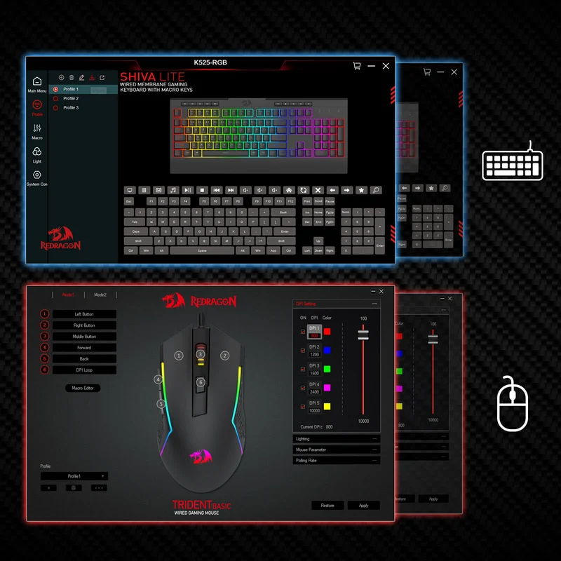 S151 Membrane Gaming Keyboard & Mouse Wired Combo