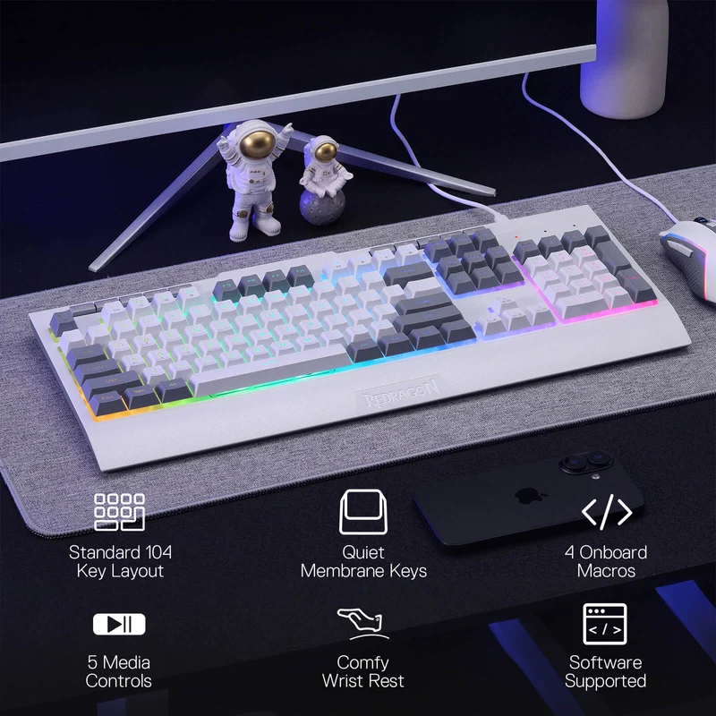 S151 Membrane Gaming Keyboard & Mouse Wired Combo