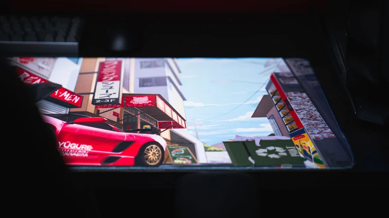 Renyan's "Mikan Spring NSX" Gaming Desk Mat