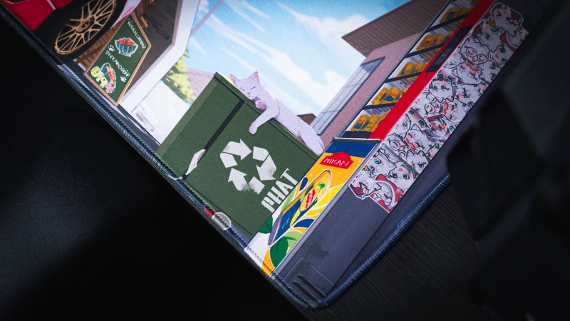 Renyan's "Mikan Spring NSX" Gaming Desk Mat