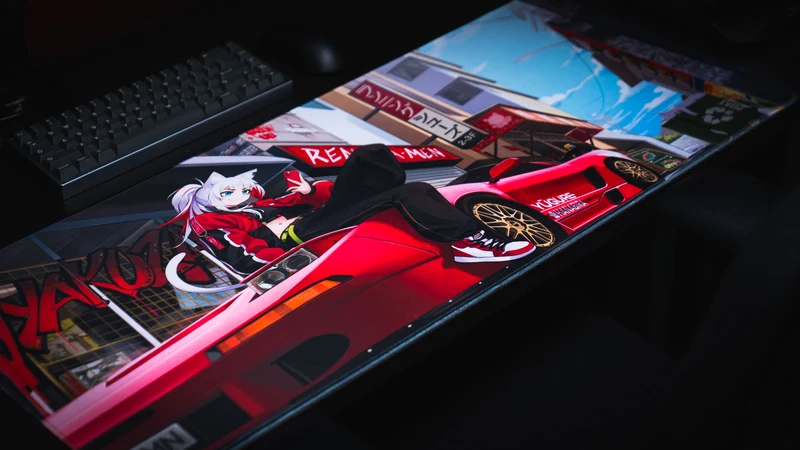 Renyan's "Mikan Spring NSX" Gaming Desk Mat