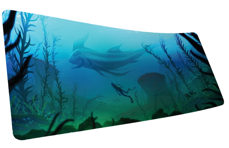Alidove's "Lurking Leviathan" Gaming Desk Mat
