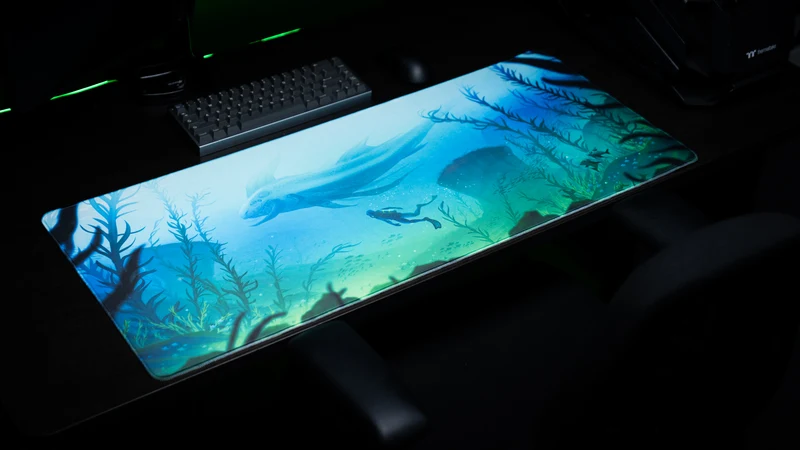 Alidove's "Lurking Leviathan" Gaming Desk Mat