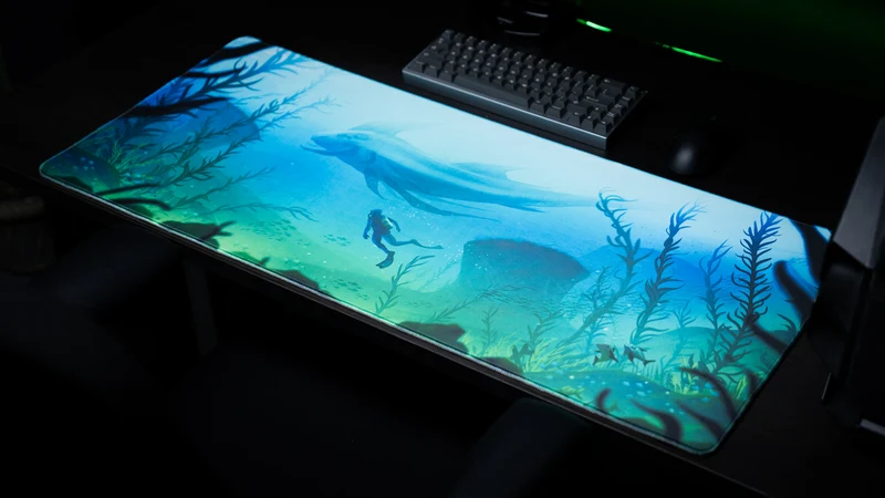 Alidove's "Lurking Leviathan" Gaming Desk Mat